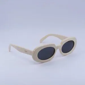 ?️ New Celine CL40276U 25A Sunglasses - Ivory Frame, Smoke Lenses NEW CELINE CL40276U 25A WOMEN IVORY SMOKE SUNGLASSES CELINE  main image 3
